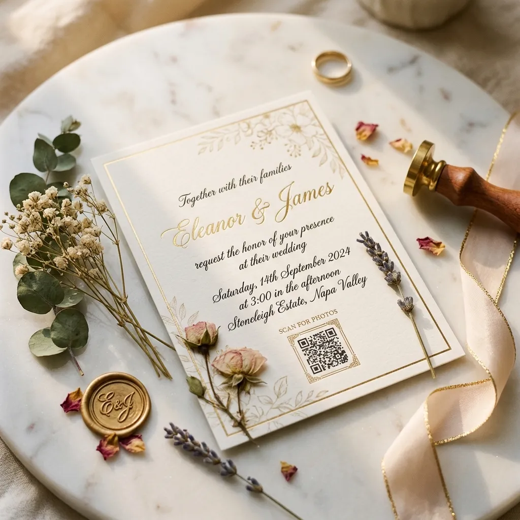 How to Add a Wedding QR Code for Instant Photo Sharing