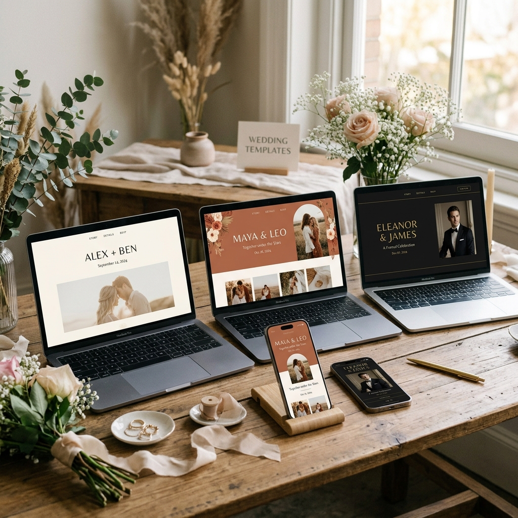 Wedding Website Templates: 25 Design Ideas by Style