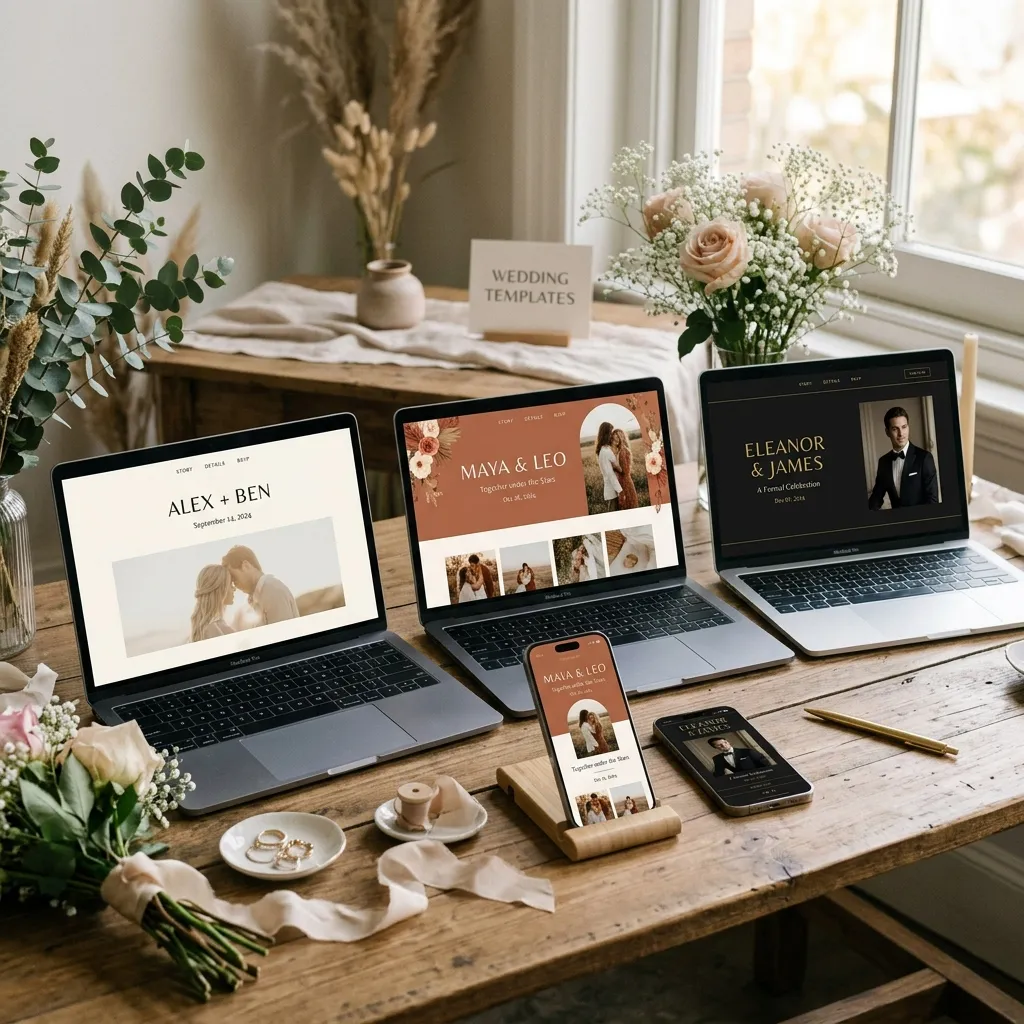 Wedding Website Templates: 25 Design Ideas by Style