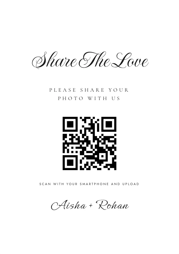 Printable QR sign templates