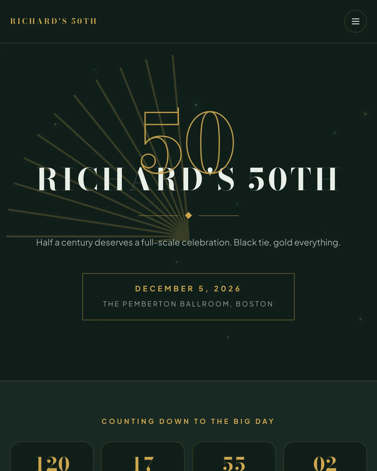 Gilded template preview