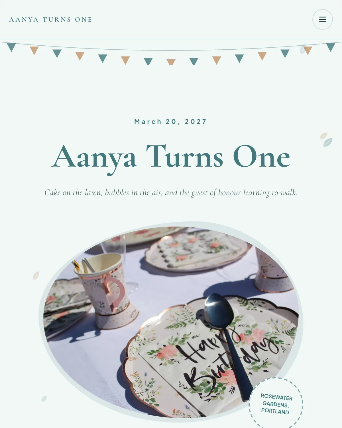 Picnic template preview