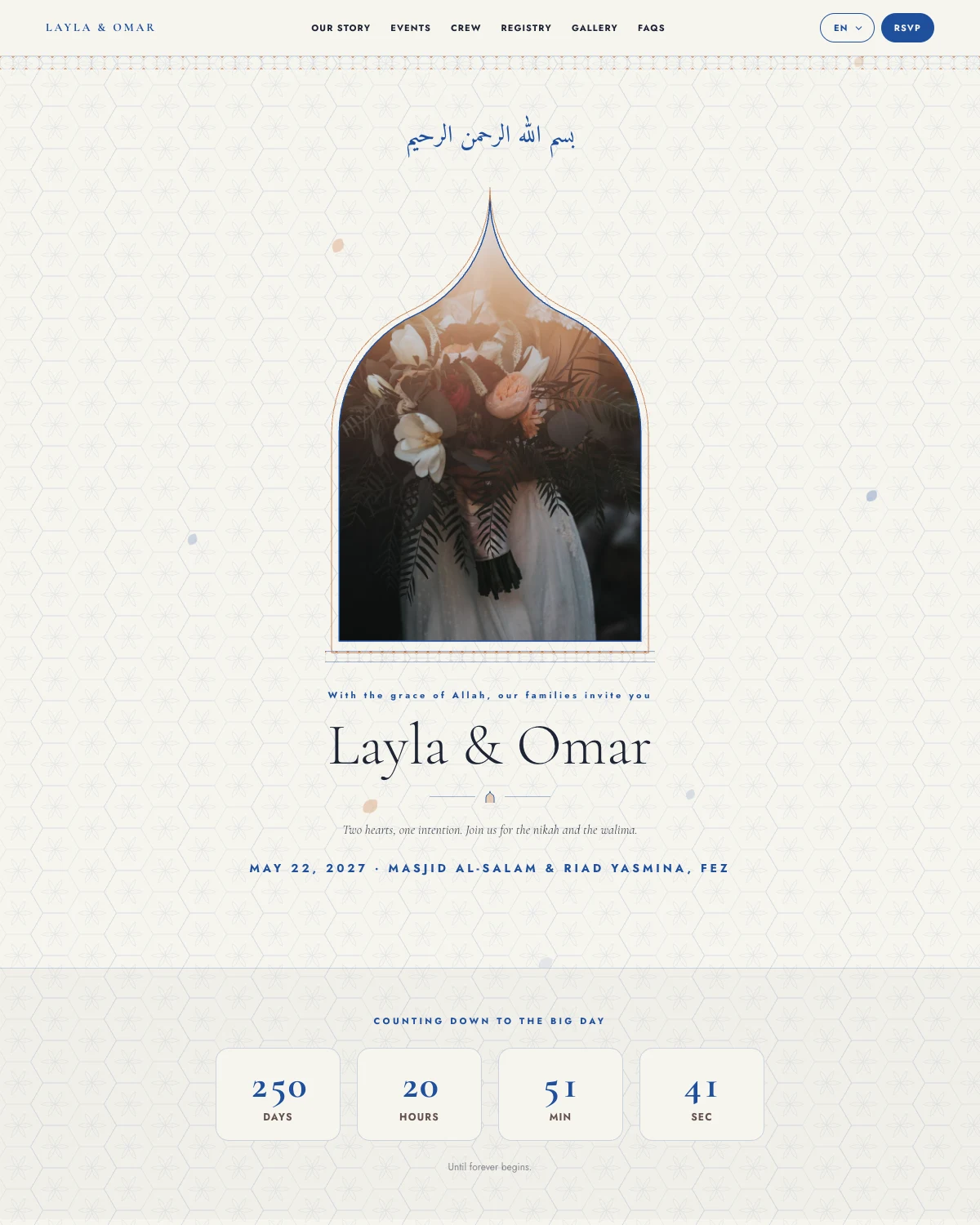 Sakina template preview